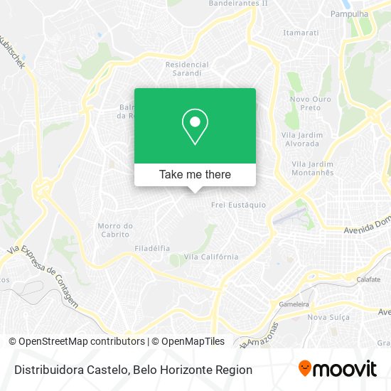Distribuidora Castelo map
