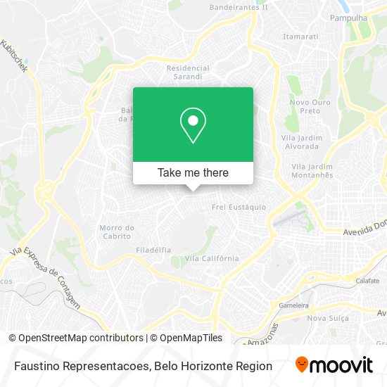 Faustino Representacoes map