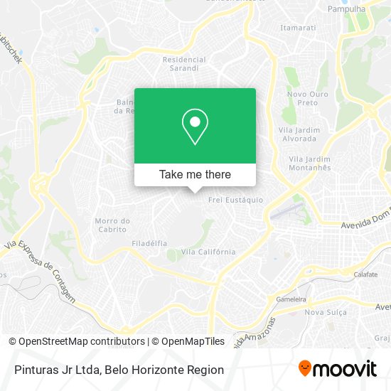 Pinturas Jr Ltda map