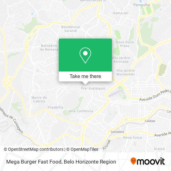 Mega Burger Fast Food map