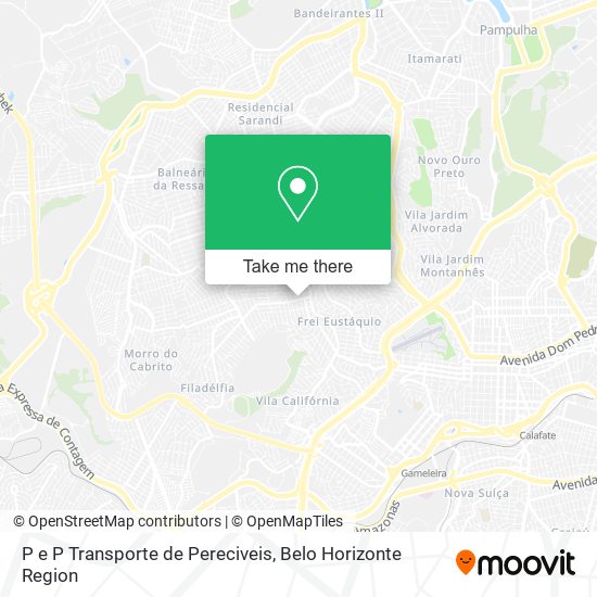 P e P Transporte de Pereciveis map