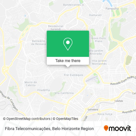 Fibra Telecomunicações map