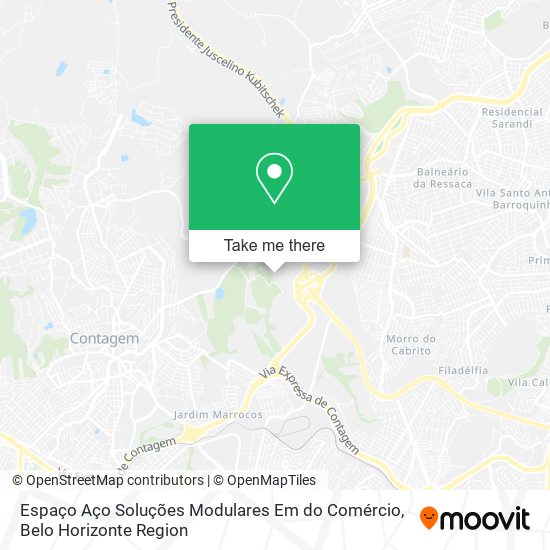 Espaço Aço Soluções Modulares Em do Comércio map