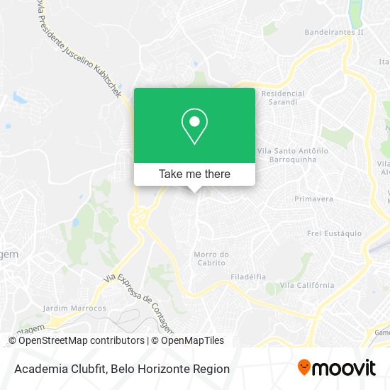 Academia Clubfit map