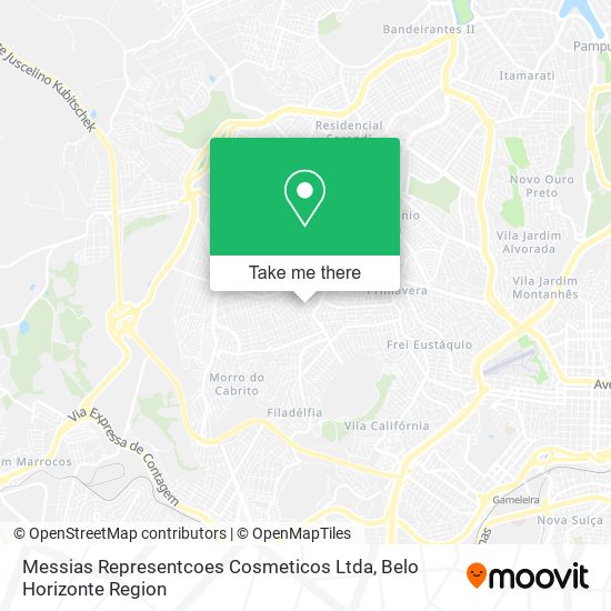 Messias Representcoes Cosmeticos Ltda map