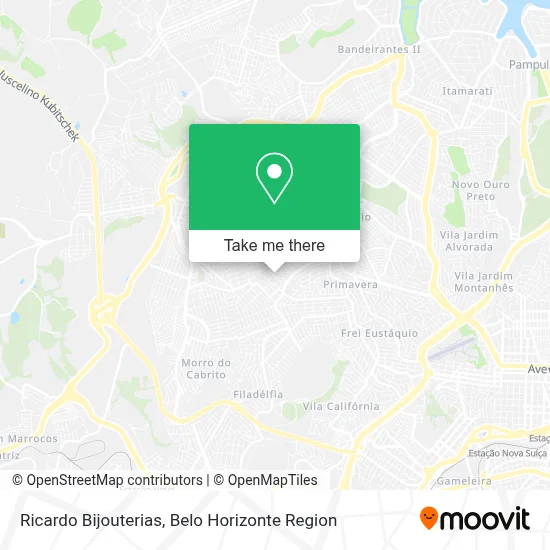 Ricardo Bijouterias map