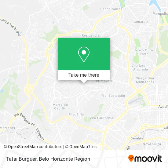 Tatai Burguer map