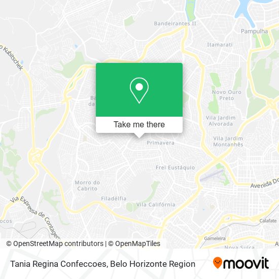 Tania Regina Confeccoes map