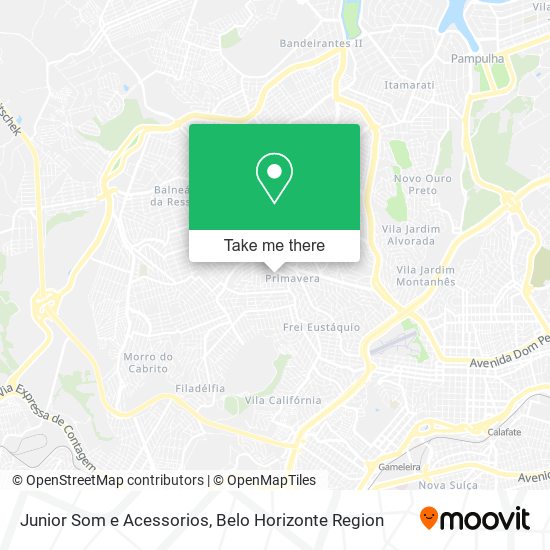 Junior Som e Acessorios map