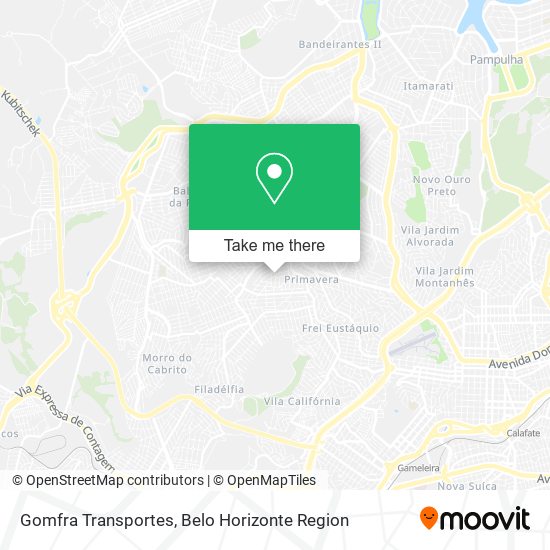 Gomfra Transportes map