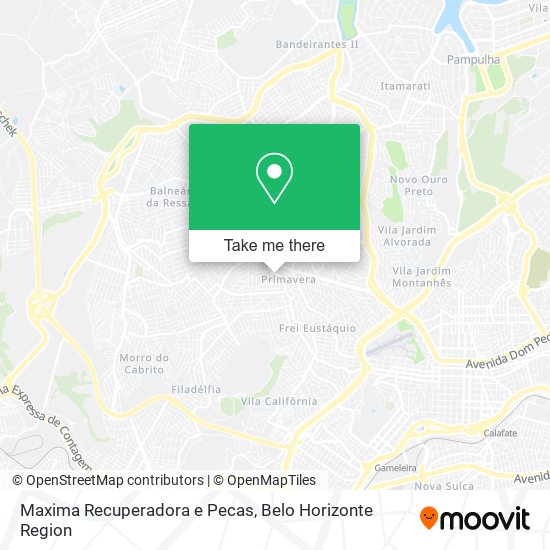 Maxima Recuperadora e Pecas map