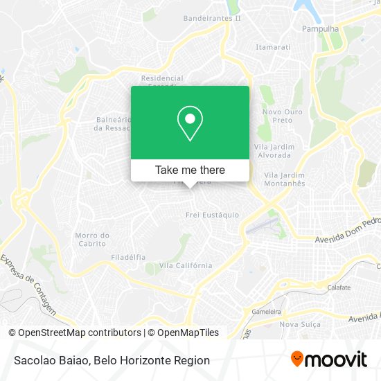 Sacolao Baiao map