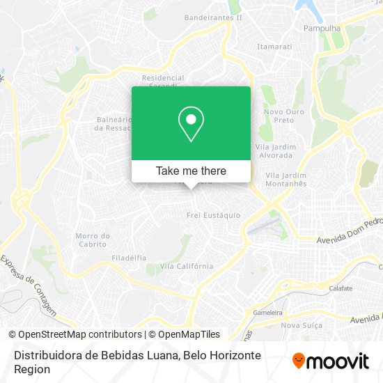 Distribuidora de Bebidas Luana map