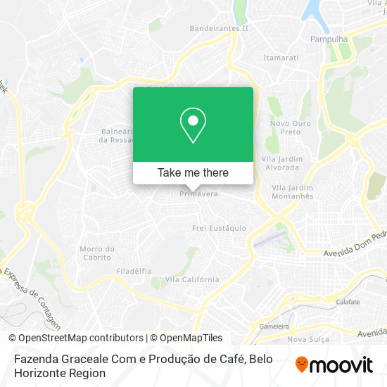 Fazenda Graceale Com e Produção de Café map