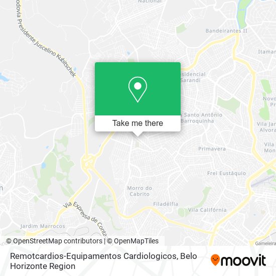 Remotcardios-Equipamentos Cardiologicos map
