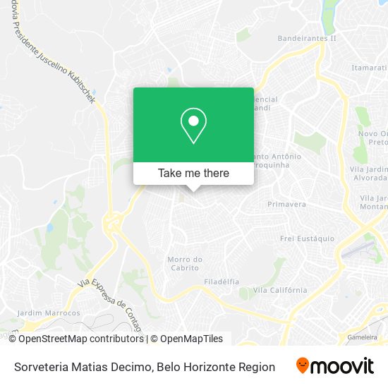 Sorveteria Matias Decimo map