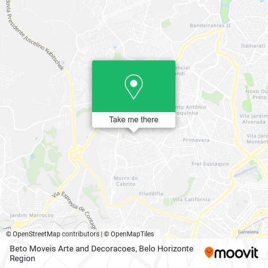 Beto Moveis Arte and Decoracoes map