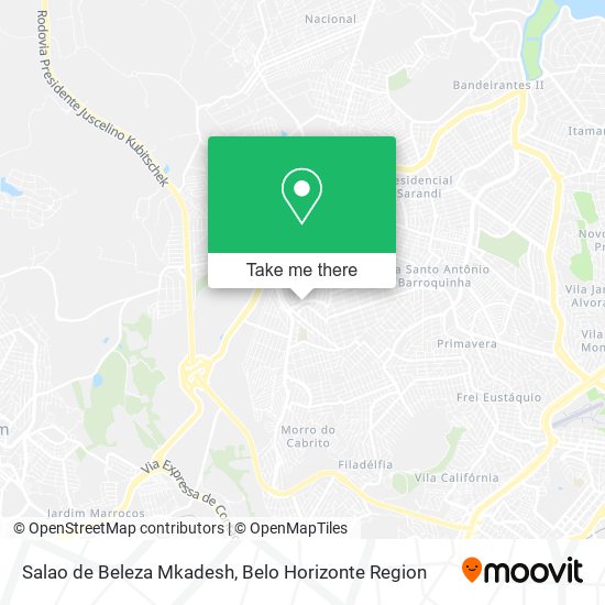 Salao de Beleza Mkadesh map