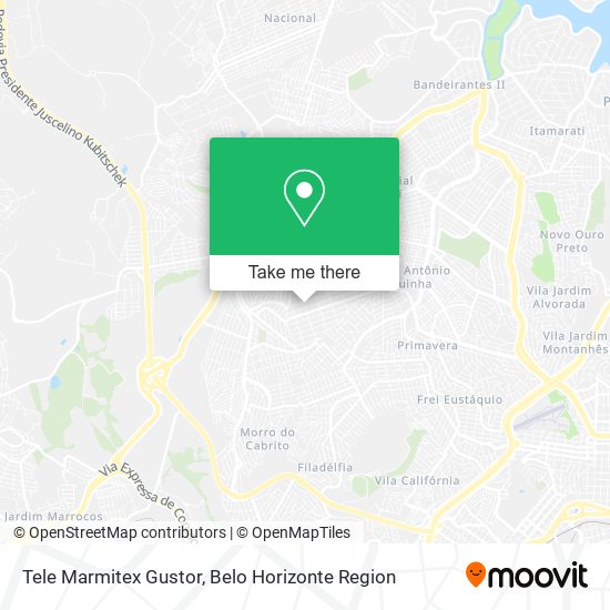 Tele Marmitex Gustor map