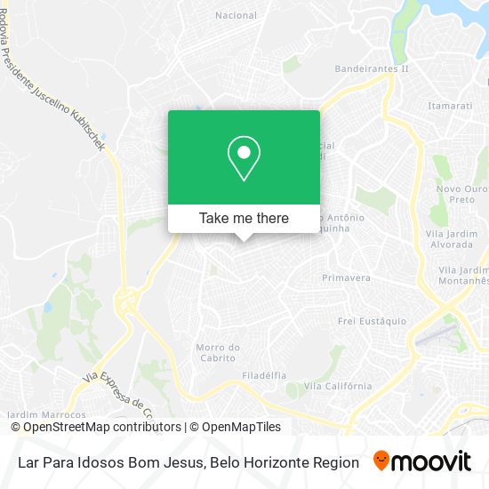 Lar Para Idosos Bom Jesus map