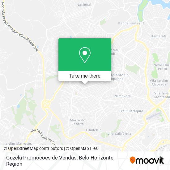 Guzela Promocoes de Vendas map