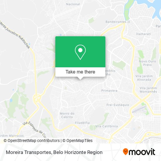 Moreira Transportes map
