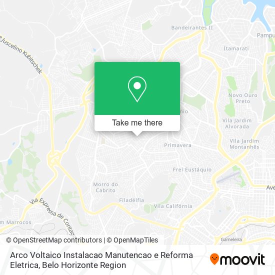 Arco Voltaico Instalacao Manutencao e Reforma Eletrica map