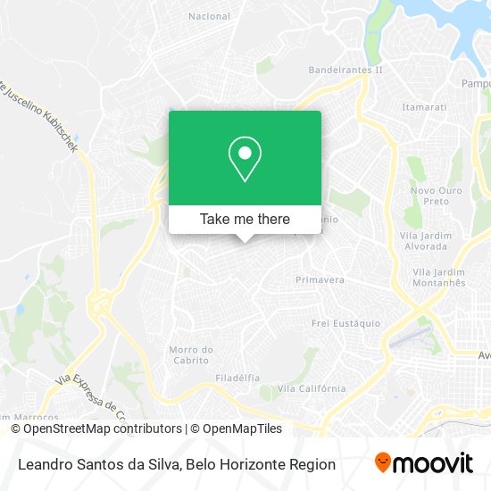 Leandro Santos da Silva map