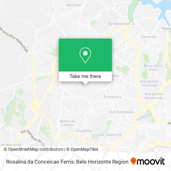 Rosalina da Conceicao Ferris map