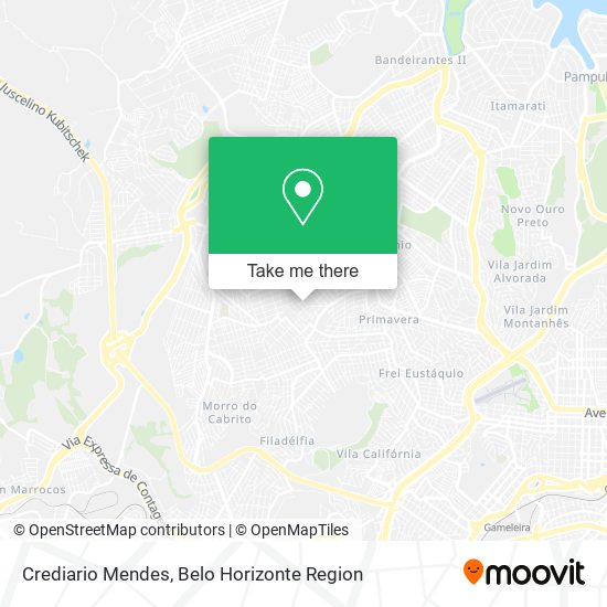 Crediario Mendes map
