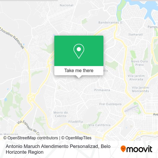 Antonio Maruch Atendimento Personalizad map