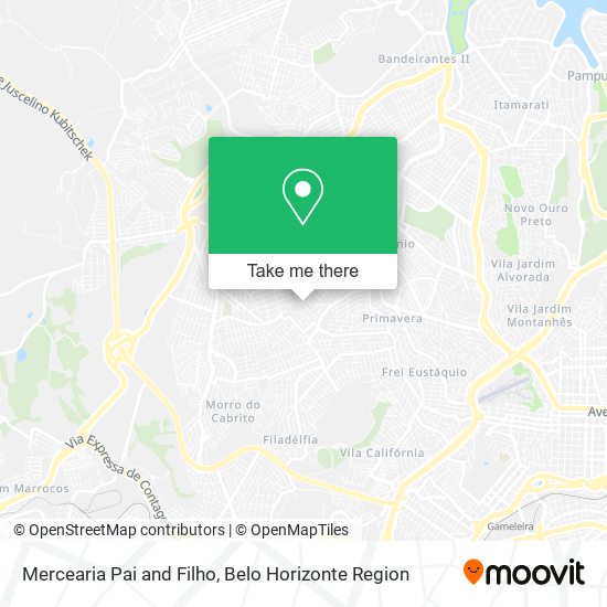Mercearia Pai and Filho map