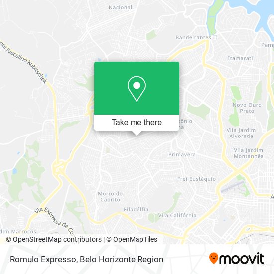 Romulo Expresso map