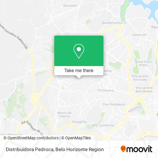 Distribuidora Pedroca map