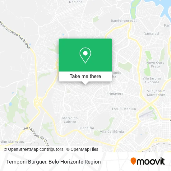 Temponi Burguer map