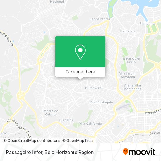 Passageiro Infor map