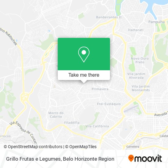 Grillo Frutas e Legumes map
