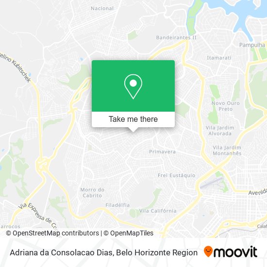 Adriana da Consolacao Dias map