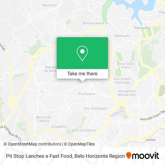 Pit Stop Lanches e Fast Food map