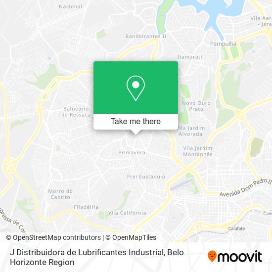 J Distribuidora de Lubrificantes Industrial map