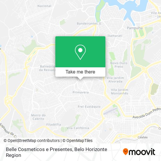Belle Cosmeticos e Presentes map