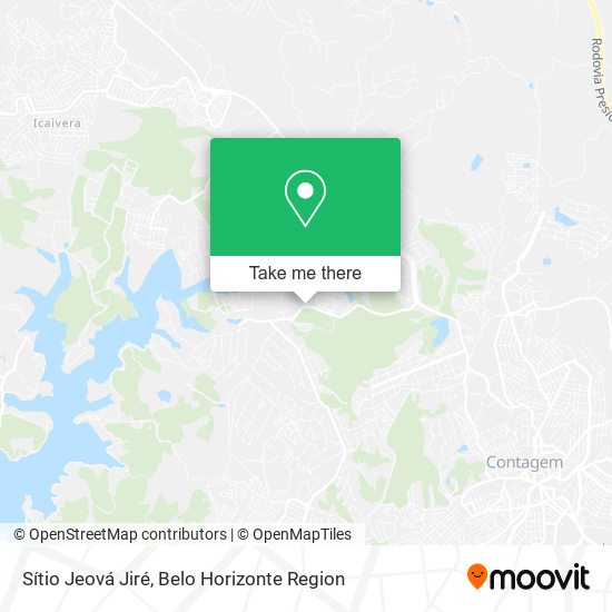 Sítio Jeová Jiré map
