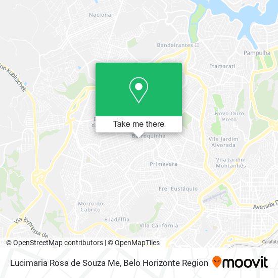 Lucimaria Rosa de Souza Me map
