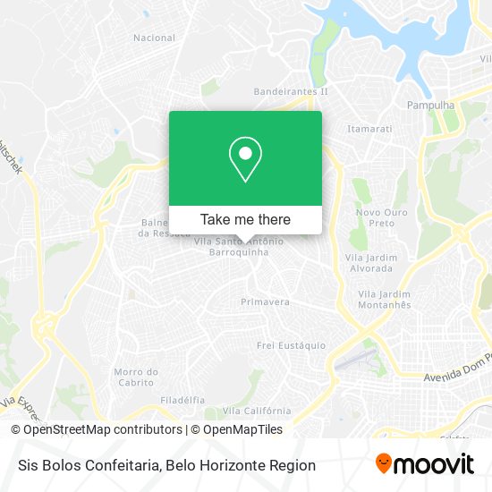 Sis Bolos Confeitaria map