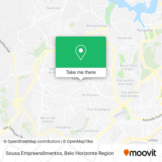 Sousa Empreendimentos map