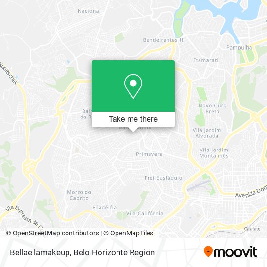 Bellaellamakeup map