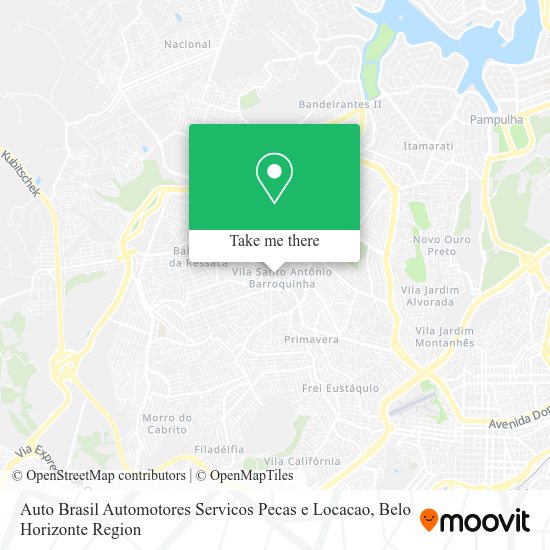 Auto Brasil Automotores Servicos Pecas e Locacao map