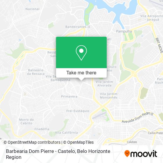 Barbearia Dom Pierre - Castelo map