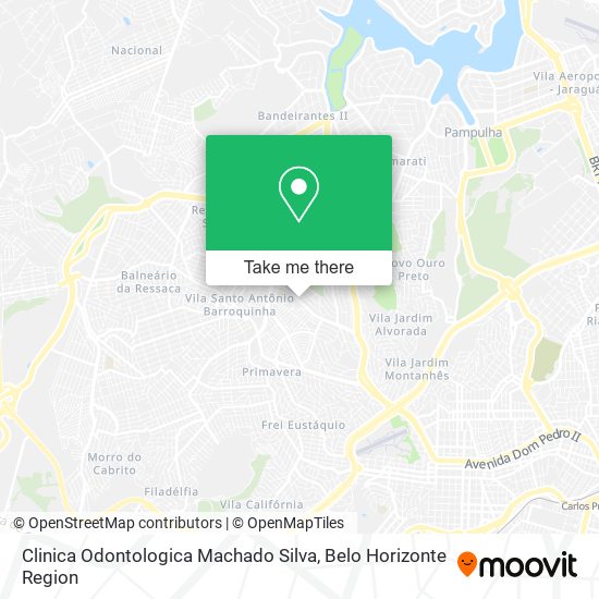 Clinica Odontologica Machado Silva map