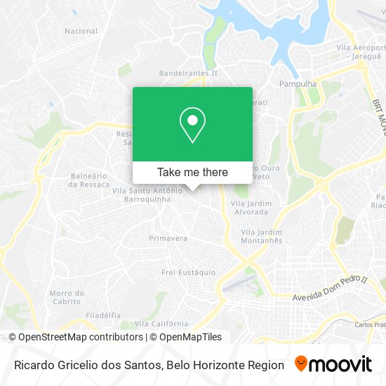 Ricardo Gricelio dos Santos map